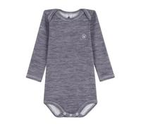 Petit Bateau Body Us ML Leotard, Bianco/Blu, 12 mesi