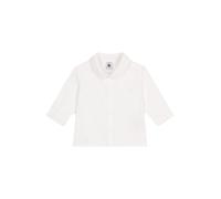 Petit Bateau A0cp3, Maglia A Maniche Lunghe Bimbo 0-24, Bianco, 24 Mesi