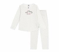Petit Bateau Chicago_h2 Abbigliamento Notte, Marshmallow/Sera, 6 Anni Bambine e Ragazze