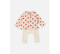 Petit Bateau - Ensemble 2 Pièces Cœurs Rouges Blouse & Multicolore - Abbigliamento 12M Multicolore