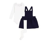 Petit Bateau Ensemble Cadeau Bébé En Coton : Robe, Body Et Collant A0eju00 Abbigliamento Giorno Bimba 0-24