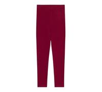 Petit Bateau Leggings da Bambino in Cotone Tinta Unita, Amaranto, 10 Anni