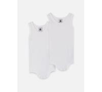 Petit Bateau A01T5, Body senza maniche (Pacco da 2) Bimbo 0-24, Variante 1, 0-3 mesi
