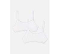 Petit Bateau - Lot de 2 Brassières Blanches Bianco - Abbigliamento 12A Bianco