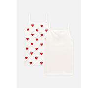 Petit Bateau - Lot de 2 Chemises à Bretelles Coeur Multicolore - Abbigliamento 8A Multicolore