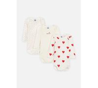 Petit Bateau A00BC, Body a righe a maniche lunghe (Pacco da 3) Bimba 0-24, Variante 1, 24 mesi