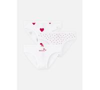 Petit Bateau - Lot de 3 Culottes Coeur Multicolore - Abbigliamento 5A Multicolore