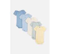 Petit Bateau - Lot de 5 bodies Manches Courtes Semaine Multicolore - Abbigliamento 36M Multicolore