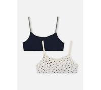 Petit Bateau - Lot De Brassieres MC X2 Bianco - Abbigliamento 10A Bianco