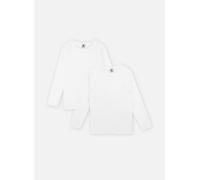 Lots de 2 Tee-shirts Manches Longues Blancs Garçon by Petit Bateau 6A Bianco