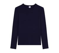 Petit Bateau Maglietta da Donna l'iconica casseruola in Cotone a Maniche Lunghe, per Fumare., S