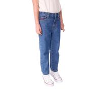 Petit Bateau Pantaloni da Bambino in Denim, Denim Medio, 6 Anni