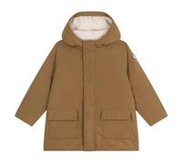 Petit Bateau Parka per bambini medio lungo tinta unita, Roccia, 5 anni