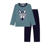Petit Bateau Pigiama Bambino in Velluto, Sera/Gobelin, 4 Anni