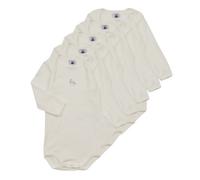 Petit Bateau Pigiami / camicie da notte BODY US ML PACK X5 in Bianco 3 mesi