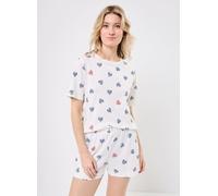 Petit Bateau A0d1e, Pyjacourt Donna, Bianco/Multicolore, XS