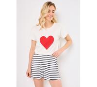 Petit Bateau - Pyjacourt Brune Bianco - Abbigliamento XS Bianco
