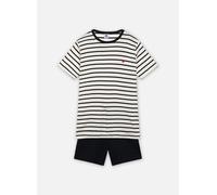 Petit Bateau A01DD, Pyjacourt Bambini e ragazzi, Bianco Marshmallow/Blu Smoking, 12 anni