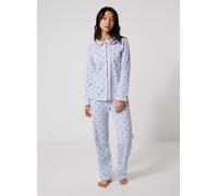 Petit Bateau - Pyjama Chemise Femme Blu - S Blu