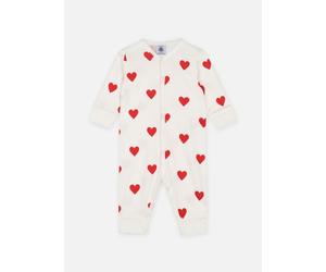 Petit Bateau - Pyjama Sans Pieds à Cœurs Rouges en Coto Multicolore - Abbigliamento 6M Multicolore