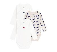 Petit Bateau Set di 3 biancheria intima da giorno, unisex, per bambini, confezione da 3, variante 1_1, 12 mesi