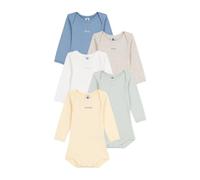 Petit Bateau Set di body da donna, a maniche lunghe, in cotone, per bambini, A0e7t00, Multicolore, 18 mesi