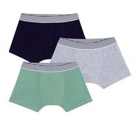 Petit Bateau Set di Boxer per Bambini in Cotone Tinta Unita, Multicolore, 3 Anni