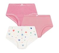 Petit Bateau Set di Mutandine per Bambini, in Cotone, a Vita Alta, con Stampa a