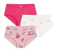 Petit Bateau Set di Mutandine per Bambini in Cotone a Vita Alta, Stampa Floreale, Multicolore, 2 Anni