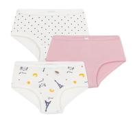 Petit Bateau Set di Mutandine per Bambini in Cotone a Vita Alta, Stampa Paris, Multicolore, 8 Anni