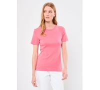 T-shirt L'Iconique in cotone tinta unita donna rosa PEONIA XL