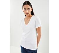 Petit Bateau - T-shirt l'iconique manches courtes col V Bianco - Abbigliamento - Taglia XL XL Bianco