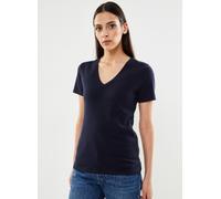 Petit Bateau - T-shirt l'iconique manches courtes col V Blu - Abbigliamento S Blu