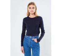 Petit Bateau - T-shirt l'iconique manches longues col rond Blu - Abbigliamento S Blu