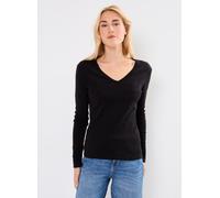 Petit Bateau - T-shirt l'iconique manches longues col V Nero - Abbigliamento M Nero