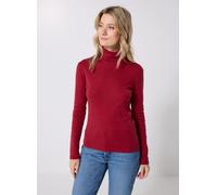 Petit Bateau - Tee-Shirt L'Iconique Col Roulé En Coton Rosso - Abbigliamento L Rosso