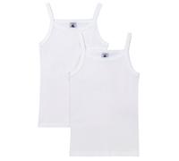 Petit Bateau Top A0AA6 X2 in Bianco 2 anni