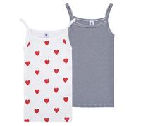 Petit Bateau Top LOT X2 DEBARDEUR in Multicolore EU M