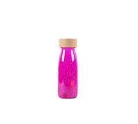 Petit Boum - Bottiglia Sensoriale Float di Colore Rosa | Un Microcosmo in ogni Bottiglia | Scopri, Ascolta e Impara | Stimolazione Sensoriale | Bottiglie Sensoriali per Bambini