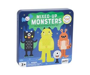 Petit Collage 25 pezzi, colore set magnetico mix + match monsters (5055923790106)
