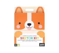 Petit Collage Carry-Along Corgi Sketch Kit (Mixed Media Product)