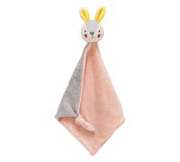 Petit Collage doudou coniglietto rosa in cotone biologico