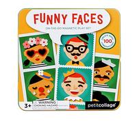 Petit Collage Funny Faces Magnetic Play Set