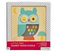 Puzzle in legno eko-friendly Gufo di Petit Collage