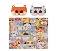 Puzzle con Animali in 3D con Occhiali - 100 Pezzi