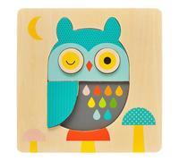 Puzzle in legno eko-friendly Gufo di Petit Collage