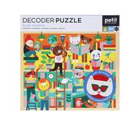 Petit Collage Busy Readers Puzzle Multicolor Bambini