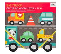 Petit Collage Robusto Puzzle in Legno Camion Grande