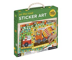 Petit collage sticker set | sulla strada