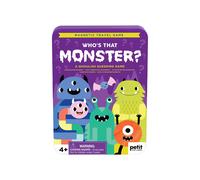 Petit Collage: Who’s That Monster? Magnetic Travel Game - On-The-Go Tin Game for